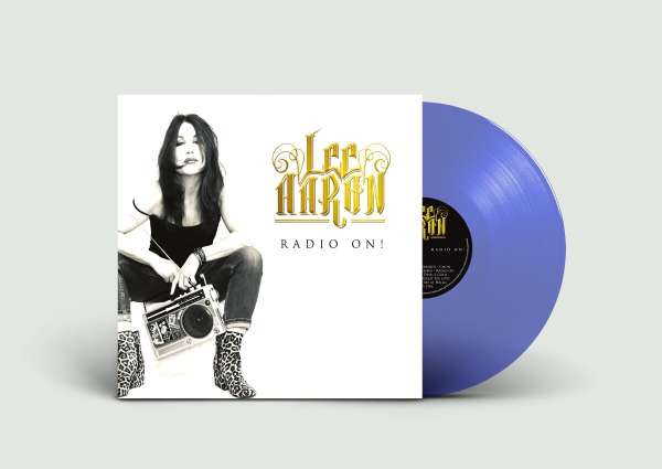 Lee Aaron »Radio On!«-white Vinyl-blue transparent