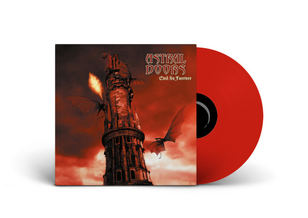 Astral Doors Ltd. red Vinyl »Astral Doors-Evil is forever«