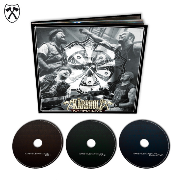 Kärbholz Earbook/2-CD+DVD limitiert »Karma live«