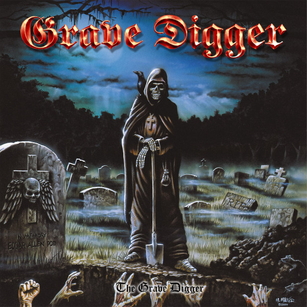 Grave Digger green-blue marbled Vinyl The Grave Digger