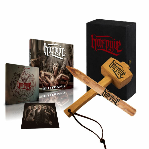 Harpyie	"Blutbann (Fanbox/CD+DVD/Holzhammer+Holzpflock)" limitierte Auflage