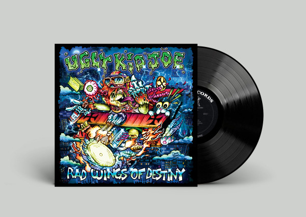 Ugly Kid Joe "Rad wings of destiny" black Vinyl+Poster