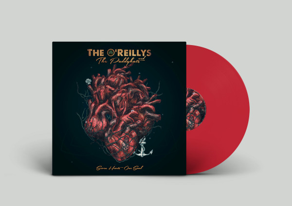 The OReillys and the Paddyhats »Seven hearts, one Soul«--VINYL-Rot-Transparent