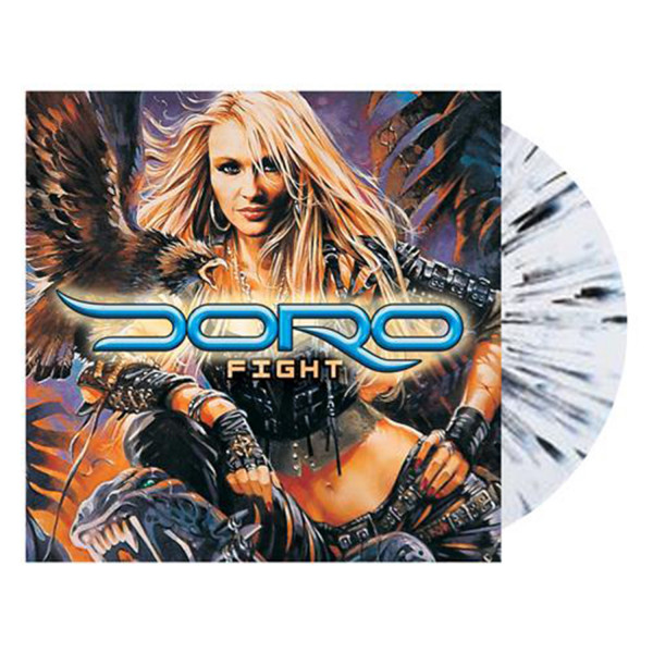 Doro Vinyl white and black splatter »Fight«