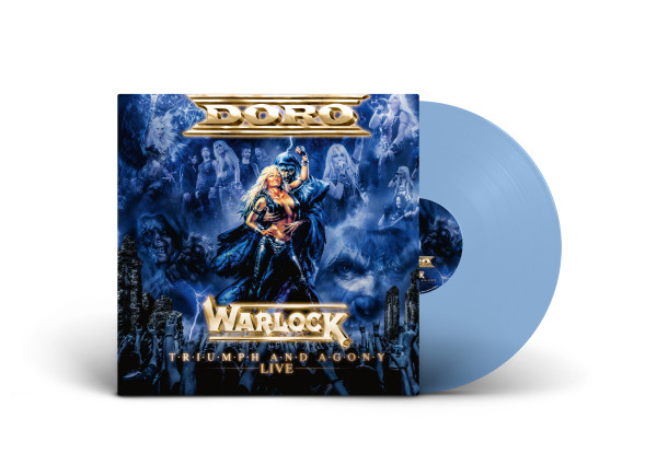 Doro "Warlock-Triump and Agony" Vinyl clear blue